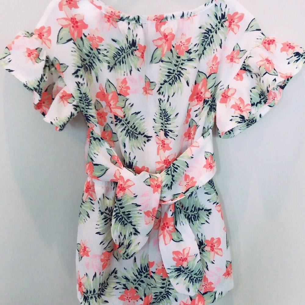 Romper floral size 3T